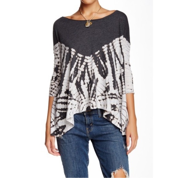 Free People Tops - Free People | Coastal Tee Tie Dye relaxed T Shirt